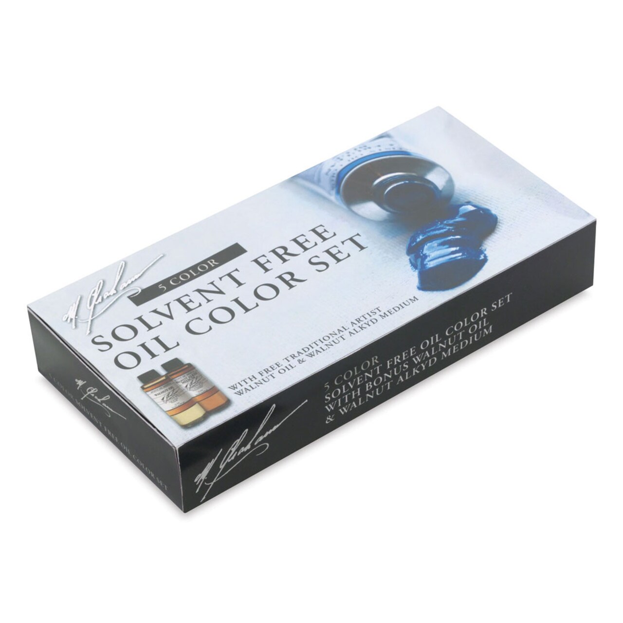 M. Graham Artists' Oil Paints - Set of 7, Assorted Colors and Mediums
